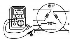 电机断路怎么检查，定子绕组短路断路检查